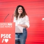 La portavoz adjunta de la Comisión Ejecutiva Federal del PSOE, Enma López, durante una rueda de prensa el pasado mes de marzo. César Vallejo Rodríguez / Europa Press