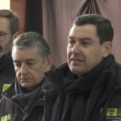El presidente de la Junta de Andalucía desde Adamuz advierte que la cifra de fallecidos podría aumentar conforme continúen las labores de rescate