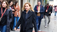 La expresidenta del Congreso de los Diputados, Meritxell Batet, a su llegada a un Comité Federal del PSOE del 2024. Jesús Hellín / Europa Press