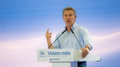 El presidente del PP, Alberto Núñez-Feijóo.  Lorena Sopêna / Europa Press