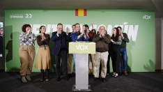 El candidato de Vox a la presidencia de Extremadura, Óscar Fernández Calle