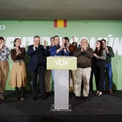El candidato de Vox a la presidencia de Extremadura, Óscar Fernández Calle
