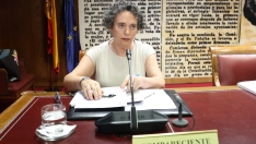 La administrativa del expresidente del Gobierno José Luis Rodríguez Zapatero, María Gertrudis Alcázar Jiménez. Marta Fernández / Europa Press