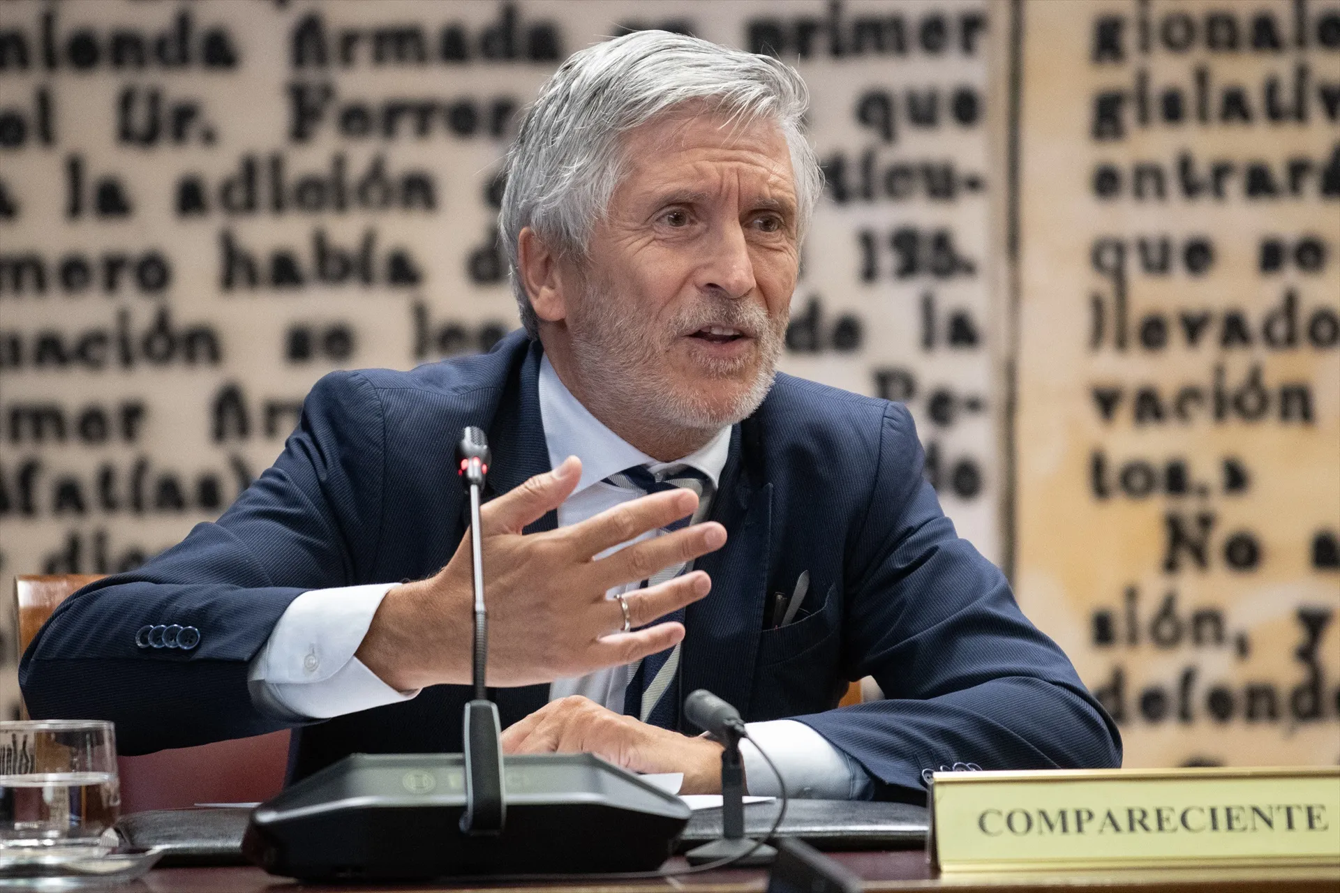 EuropaPress 7633610 ministro interior fernando grande marlaska celebracion sesion comparecencia