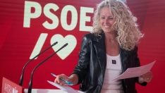 La portavoz de la Ejecutiva Federal del PSOE, Montse Mínguez.  Fernando Sánchez / Europa Press