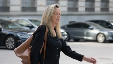 La abogada de Bárcenas, Marta Giménez Cassina, a su llegada a la Audiencia Nacional. Fernando Sánchez / Europa Press
