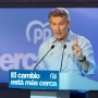 El presidente del PP, Alberto Núñez Feijóo, interviene durante la clausura del II Foro de Diputaciones, Cabildos y Consells del Partido Popular. Carme Ripollés / Europa Press