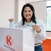 La presidenta de Perú, Keiko Fujimori. Fuente: Redes Sociales