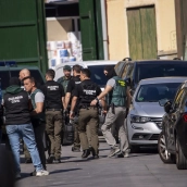 Varios agentes de la Guardia Civil . Antonio Sempere / Europa Press