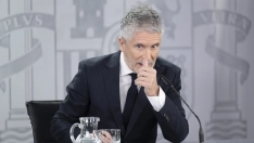 El ministro del Interior, Fernando Grande-Marlaska, durante la rueda de prensa posterior al Consejo de Ministros
