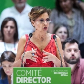 La secretaria general del PSOE-A y portavoz del Grupo Socialista, María Jesús Montero. Joaquín Corchero / Europa Press