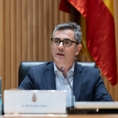 El ministro de Presidencia, Justicia y Relaciones con las Cortes, Félix Bolaños. Jesús Hellín / Europa Press