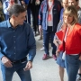 El presidente del Gobierno, Pedro Sánchez, junto a Begoña Gómez, en las elecciones europeas - Foto de archivo: Eduardo Parra / Europa Press