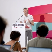 El portavoz de Por Andalucía y coordinador federal de Izquierda Unida, Antonio Maíllo. Alberto Ortega / Europa Press