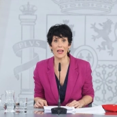 La ministra de Inclusión, Seguridad Social y Migraciones y portavoz del Gobierno, Elma Saiz. Marta Fernández/Europa Press