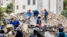Equipos de rescate en Caracas, Venezuela. Fuente: Oxfam Intermón: Yenderzon Bastardo