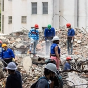 Equipos de rescate en Caracas, Venezuela. Fuente: Oxfam Intermón: Yenderzon Bastardo