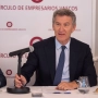El líder del Partido Popular, Alberto Núñez Feijóo, en el Círculo de Empresarios Vascos. Fuente: PP/Diego Puerta