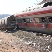 Los trenes accidentados en Adamuz.