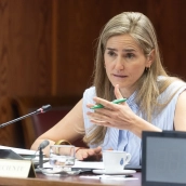 La vicepresidenta tercera Sara Aagasen. Eduardo Parra/Europa Press.
