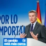 El presidente del Partido Popular, Alberto Núñez Feijóo, durante una rueda de prensa, en la sede del PP. Imagen de archivo: Matias Chiofalo / Europa Press