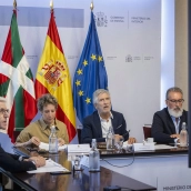 El ministro del Interior, Fernando Grande-Marlaska, y el consejero de Seguridad de Euskadi, Bingen Zupiria, han presidido este miércoles la Junta de Seguridad del País Vasco, que se ha celebrado por vía telemática. Fuente: Ministerio del Interior El ministro del Interior, Fernando Grande-Marlaska, y el consejero de Seguridad de Euskadi, Bingen Zupiria, han presidido este miércoles la Junta de Seguridad del País Vasco, que se ha celebrado por vía telemática. Fuente: Ministerio del Interior