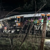 Uno de los Rodalies accidentados en Cataluña
