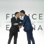 El presidente de Francia, Emmanuel Macron (i) y el presidente del Gobierno, Pedro Sánchez (d), tras la firma del Tratado de Amistad. Imagen de archivo: David Zorraquino / Europa Press