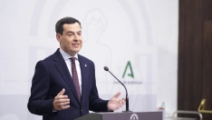 El presidente de la Junta de Andalucía, Juanma Moreno. Joaquín Corchero / Europa Press