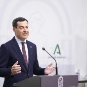 El presidente de la Junta de Andalucía, Juanma Moreno. Joaquín Corchero / Europa Press El presidente de la Junta de Andalucía, Juanma Moreno. Joaquín Corchero / Europa Press