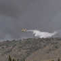 Helicóptero tratando de apagar el incendio en Almeria. FranciscoJ. Olmo/Europa Press.